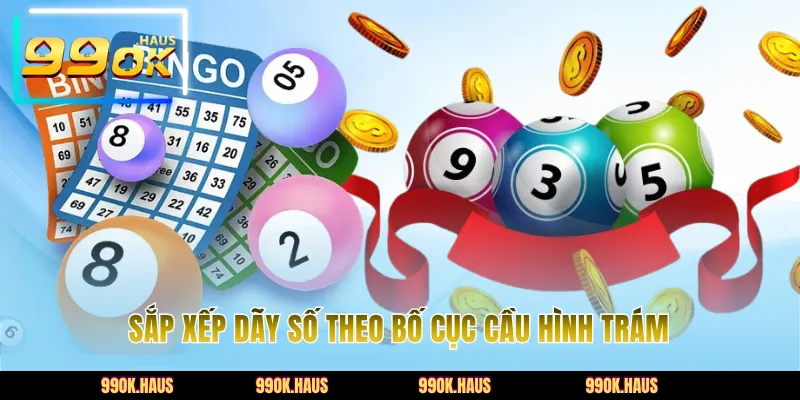 Sắp xếp dãy số theo bố cục cầu hình trám